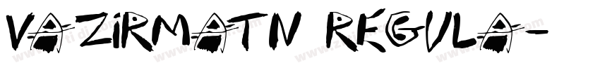 Vazirmatn Regula字体转换